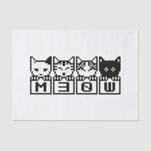 PAPEL DE SEDA OS GATOS DE 8 BITS M30W