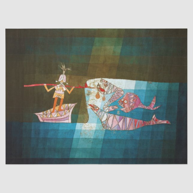 Papel De Seda Os Marinheiros, Paul Klee (Frente )