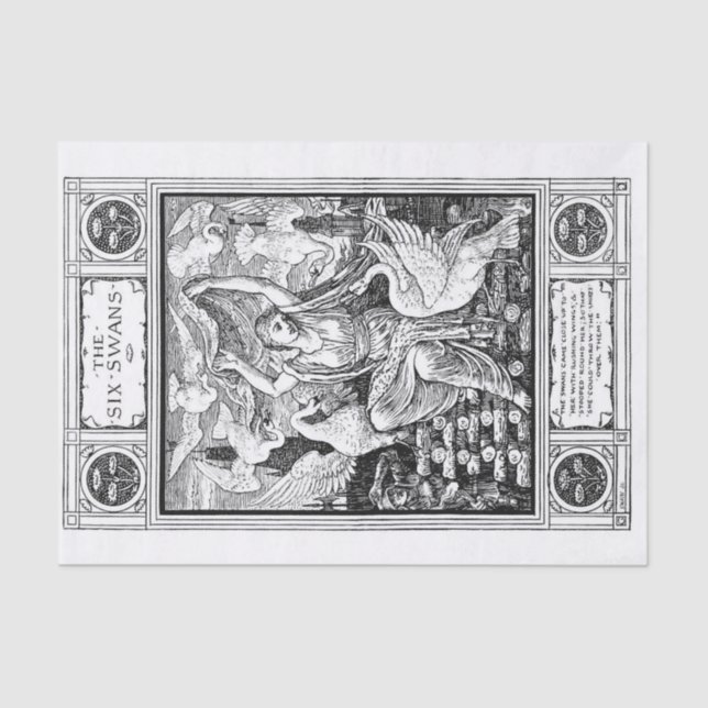 Papel De Seda Os Príncipes Swan (Frente )