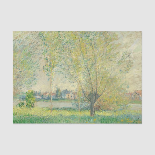 Papel De Seda Os Willows de Claude Monet (Frente )