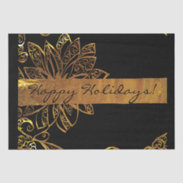 Papel De Seda Ouro