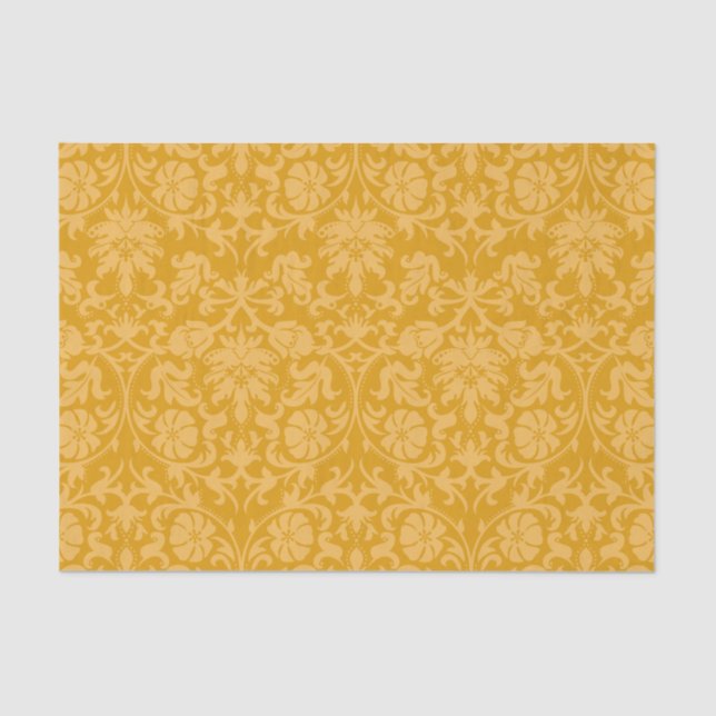 Papel De Seda Ouro Amarelo (Frente )