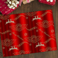 Ouro Angelic Splendor: Natal Vermelho e Dourado
