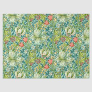 Papel De Seda Ouro William Morris Lily Vintage