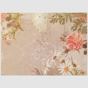 Papel De Seda Outono em Paris desbotado: Decoupage do Wallpaper
