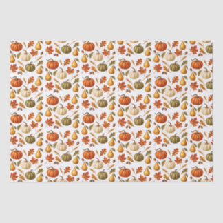 Papel de Seda Outono Mesa de Colheita 14x20