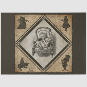 Papel De Seda Outra Alice no País das Maravilhas Design 2