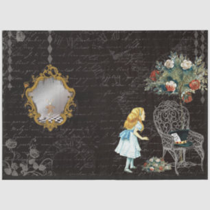 Papel De Seda Outra Alice no País das Maravilhas Design 49