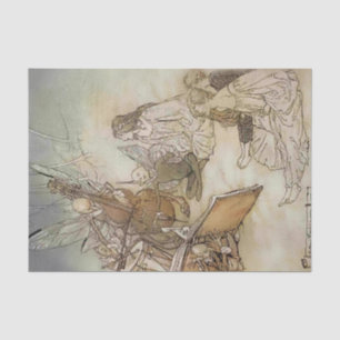 Papel De Seda “Outra Parte da Floresta” por Arthur Rackham