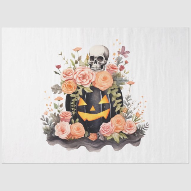 Papel De Seda Outro Design 13 da série Halloween (Frente )