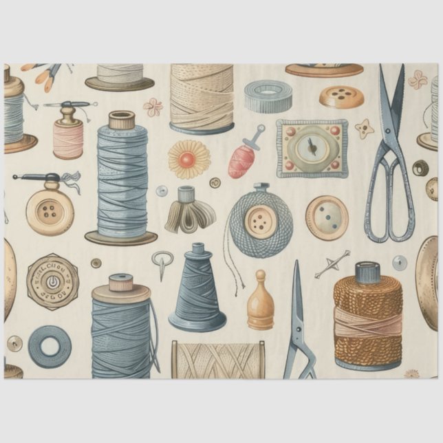 Papel De Seda Outro Design da Série Diário de Lixo de Costura nº (Frente )