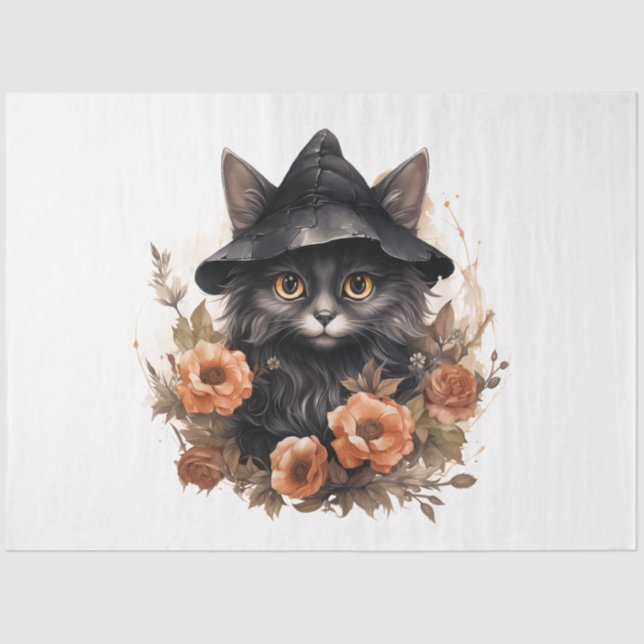 Papel De Seda Outro Design da série Halloween 10 (Frente )