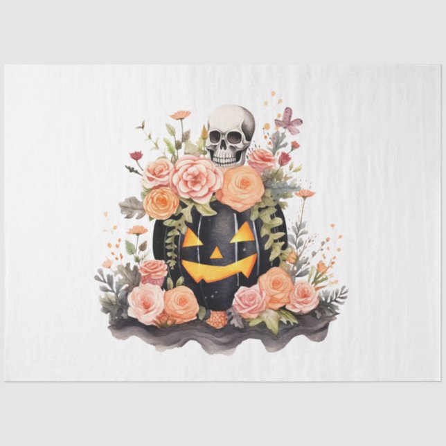 Papel De Seda Outro Design de Série de Halloween 13 (Frente )
