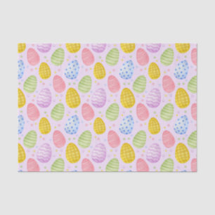 Papel De Seda Ovos de Páscoa a Cor do Pastel Cortado