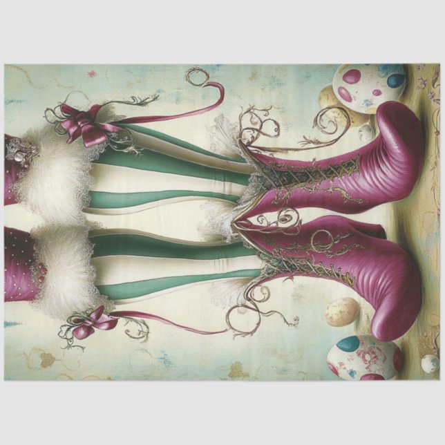 Papel De Seda Ovos de Páscoa Estimulados por Desunião (Frente )