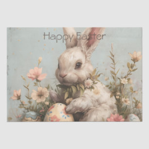 Papel De Seda Ovos de Páscoa Flores Coelhinho Fofo