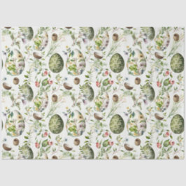 Papel De Seda Ovos de Páscoa padrão nostálgico de colheita n.o 1