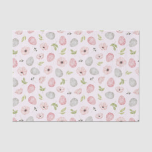 Papel De Seda Ovos e flores pintados por Páscoa de água, cor-de-