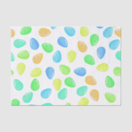 PAPEL DE SEDA OVOS LESTE DE ÁGUA AQUA DE LARANJA AZUL VERDE