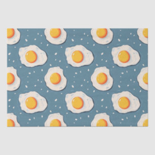 Papel De Seda Ovos secos em azul