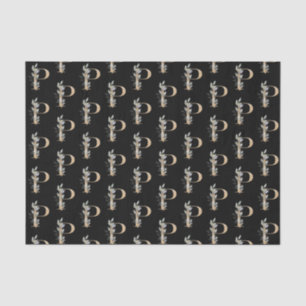 Papel De Seda P Monograma - Tecido Floral