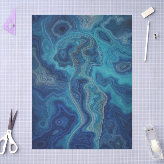 Papel De Seda “Pacifica” – Um Retrato do Oceano (Arte )