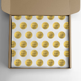 Papel De Seda Pacote de logotipo comercial de luxo - Empresa com