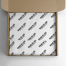 Papel De Seda Pacote de logotipo comercial personalizado Empresa