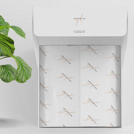 Papel De Seda Pacote empresarial personalizado de logotipo da em