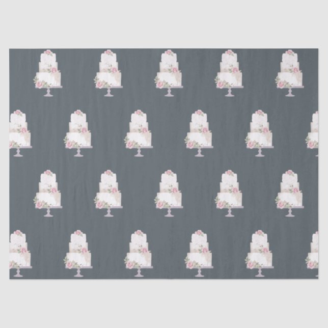 Papel De Seda padaria elegante de três camadas (Frente )