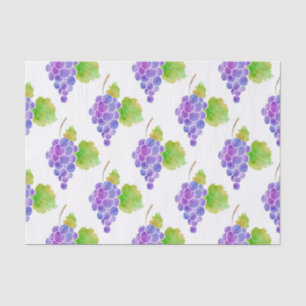 Papel De Seda Padrão 2 de Uvas de Água