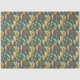 Papel De Seda Padrão 2 do Abstrato da ventoinha do Ouro