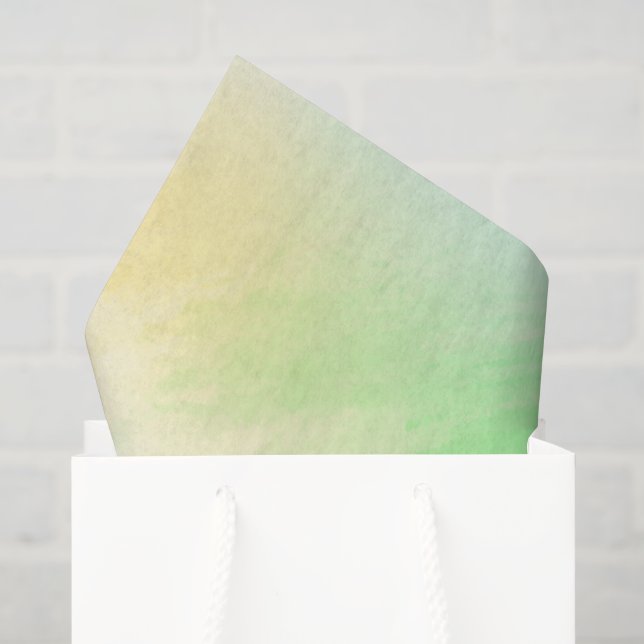 Papel De Seda Padrão abstrato de aquarela com cor pastel suave (Sacola de presentes)