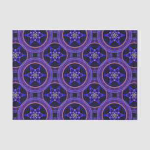 Papel De Seda Padrão Abstrato Floral Moderno Boho Elegante #505