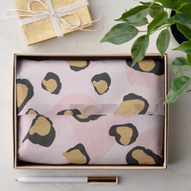 Papel De Seda Padrão Animal Boho (Presente)