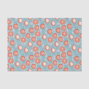 Papel De Seda Padrão bonito de Peppermint Candies