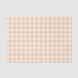 Papel De Seda Padrão bonito Pale Gingham Verificado