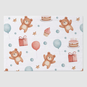 Papel De Seda padrão bonito para a festa de aniversário