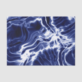 Papel De Seda Padrão brilhante azul