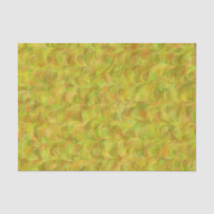 Papel De Seda Padrão contínuo abstrato verde-amarelo