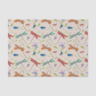 Papel De Seda Padrão da borboleta da mariposa