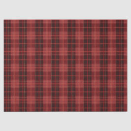 Papel De Seda Padrão da Xadrez de Natal do inverno Festivo Verme