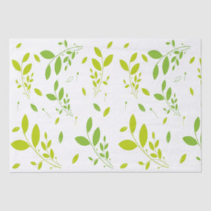 Papel De Seda padrão das folhas