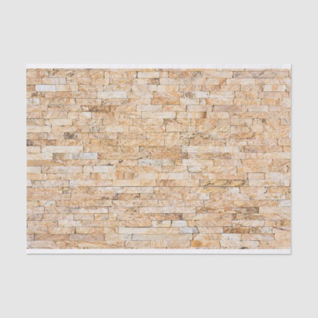 Papel De Seda Padrão das pedras (Frente )