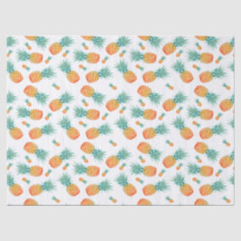 Papel De Seda Padrão de abacaxi do ouro | Fruta tropical