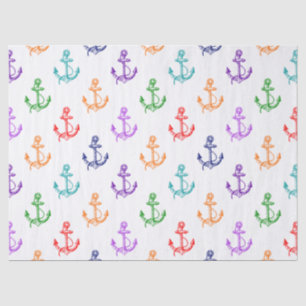 Papel De Seda Padrão de Ancoragem de Barcos Náuticos
