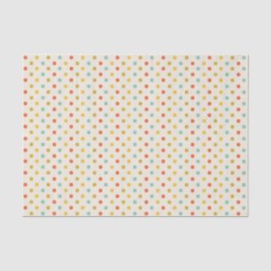 Papel De Seda Padrão de Bolinhas de Pastel de Corte