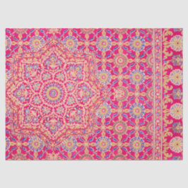 Papel De Seda Padrão de bordado indiano venenoso