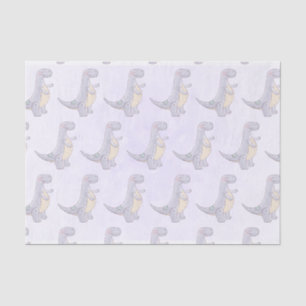 Papel De Seda Padrão de Brinquedo de Tirrannosauro Rex Dinossau