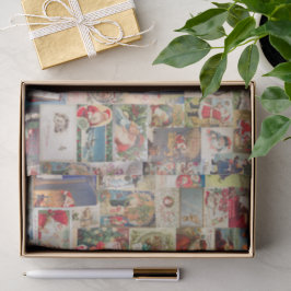 Papel De Seda Padrão de Cartões de Cartões de natal de Natal Ant